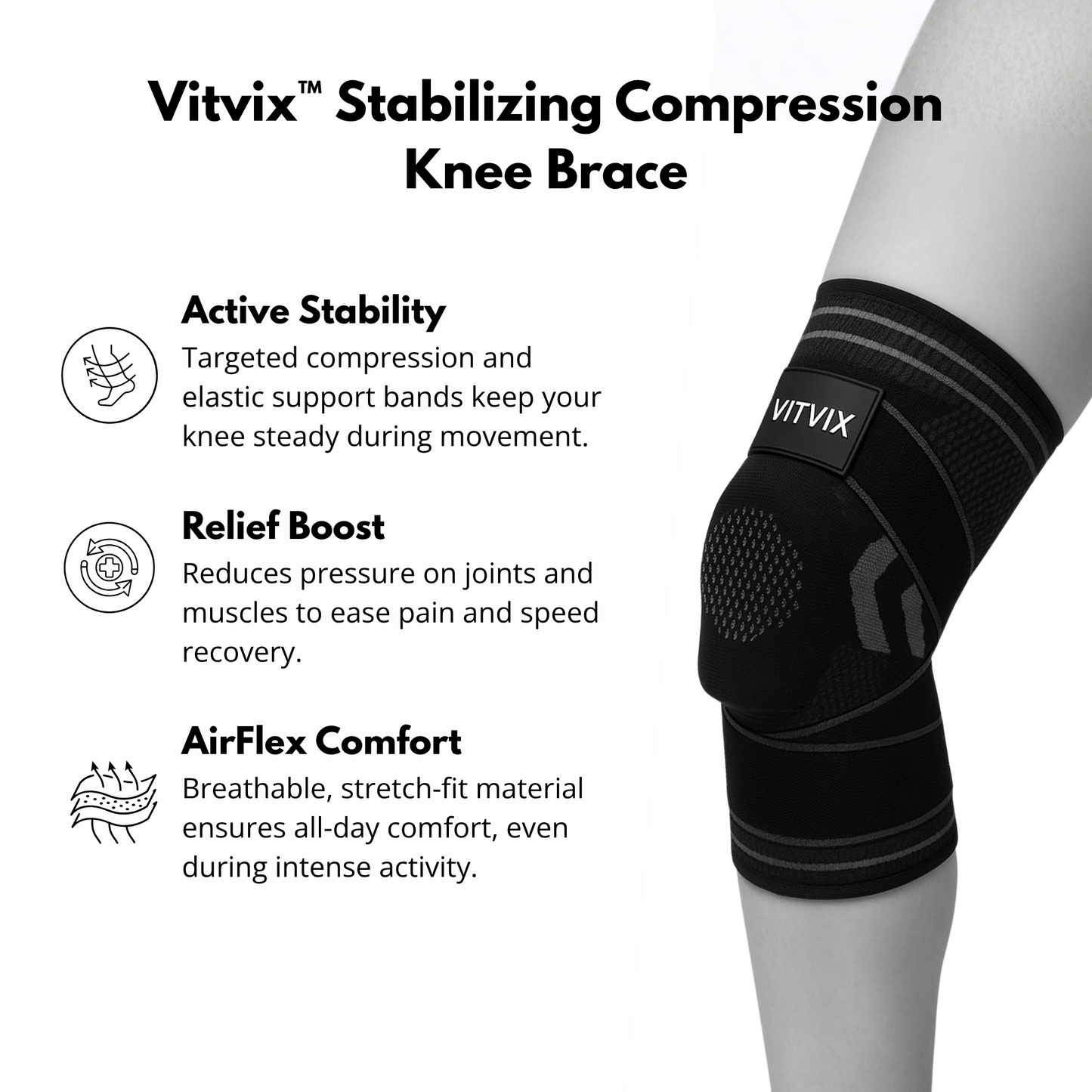 Vitvix™ Stabilizing Compression Knee Brace